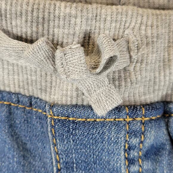 Cat & Jack Girls' Mid-Rise Knit Waist Pull-on Skinny Jeans, Sz 7, Med Wash, NWT - Picture 4 of 9